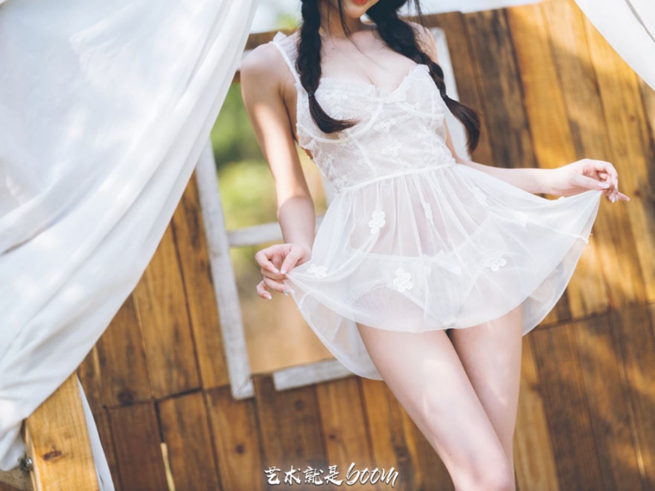 白裙清純小姐姐農(nóng)莊寫真