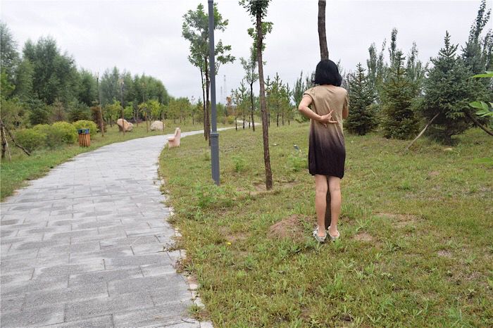 清晨適合露出，道具都準(zhǔn)備好了