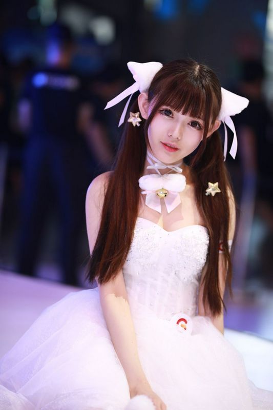 于海潤(rùn)C(jī)hinaJoy2017盛大游戲showgirl