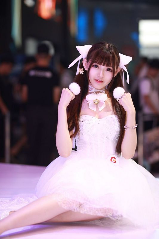于海潤(rùn)C(jī)hinaJoy2017盛大游戲showgirl