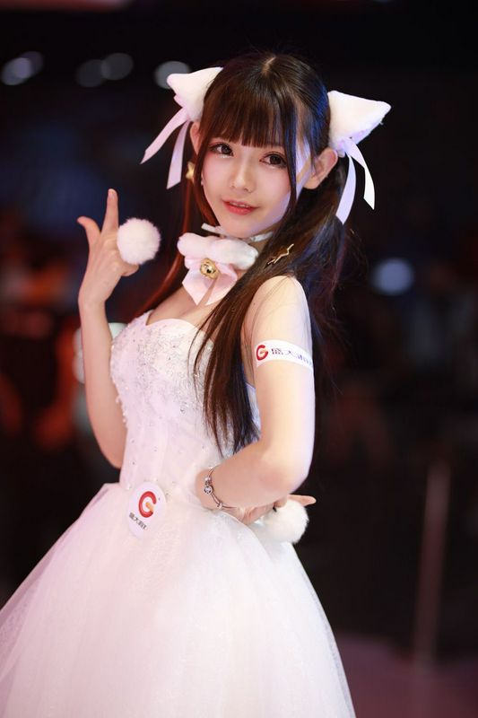 于海潤(rùn)C(jī)hinaJoy2017盛大游戲showgirl