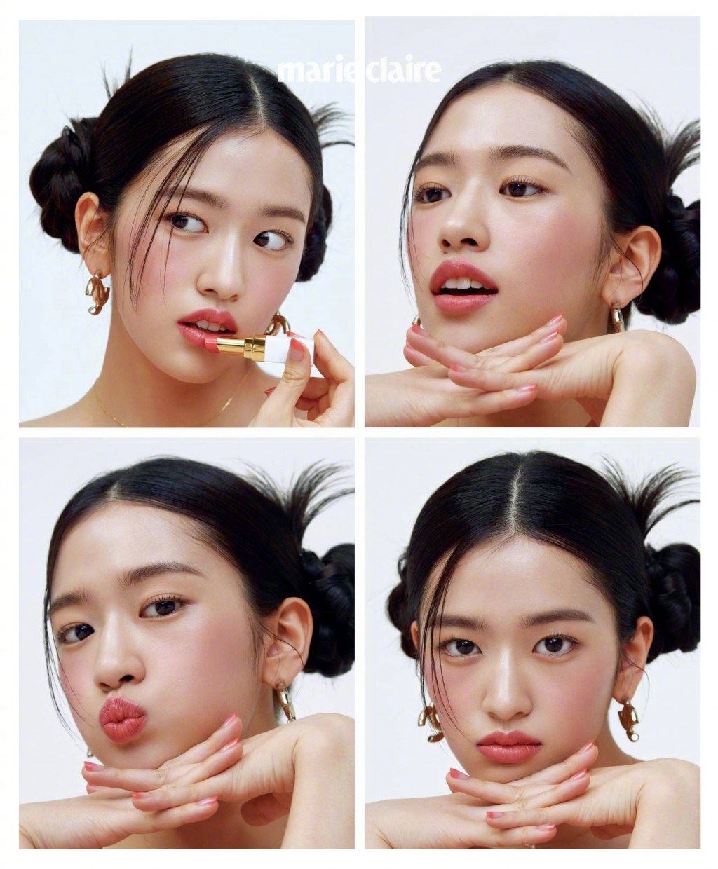 安宥真清甜俏麗少女美妝畫報(bào)圖片