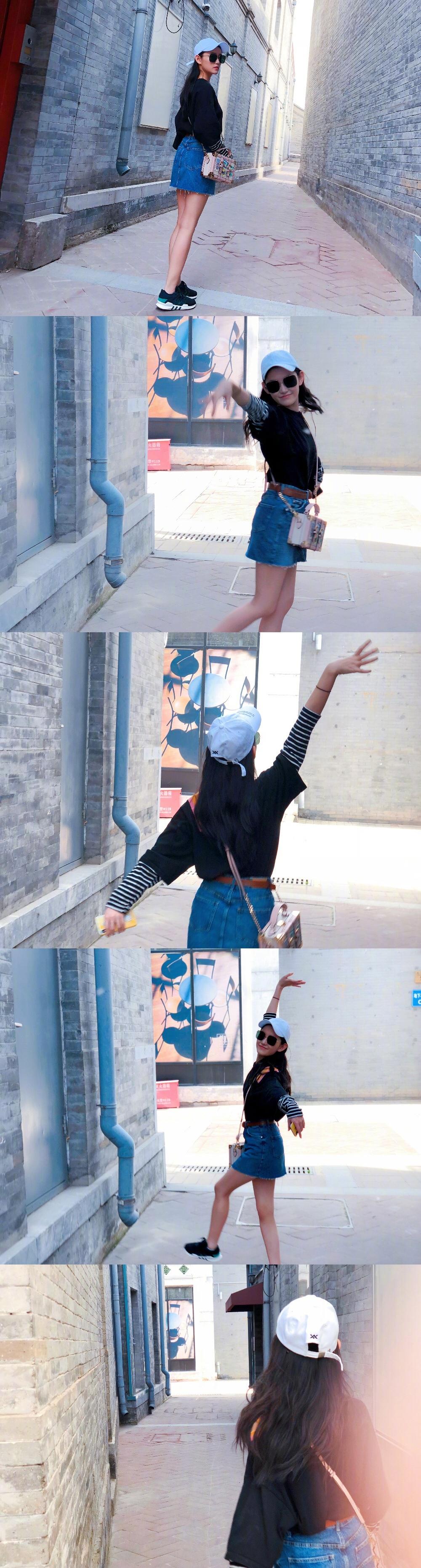 蔣依依活力街拍寫真圖片