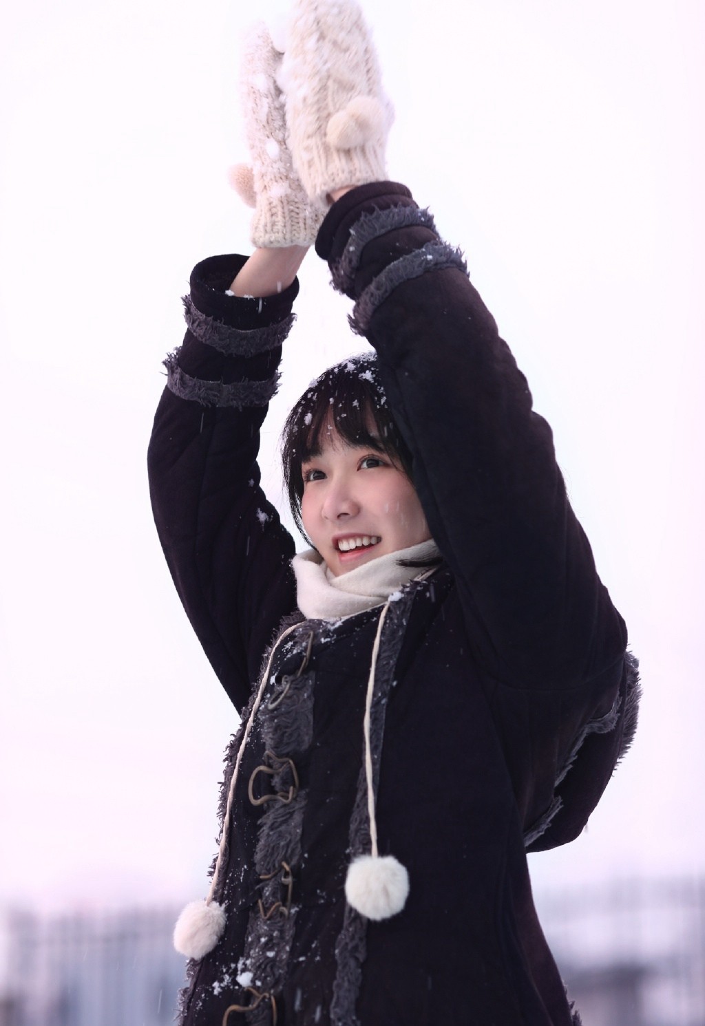 凌美仕清秀雪景純美寫真圖片