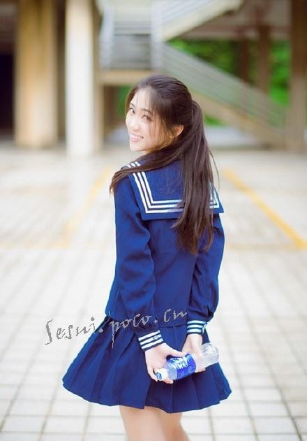 清純學(xué)生裝美女意境唯美寫真