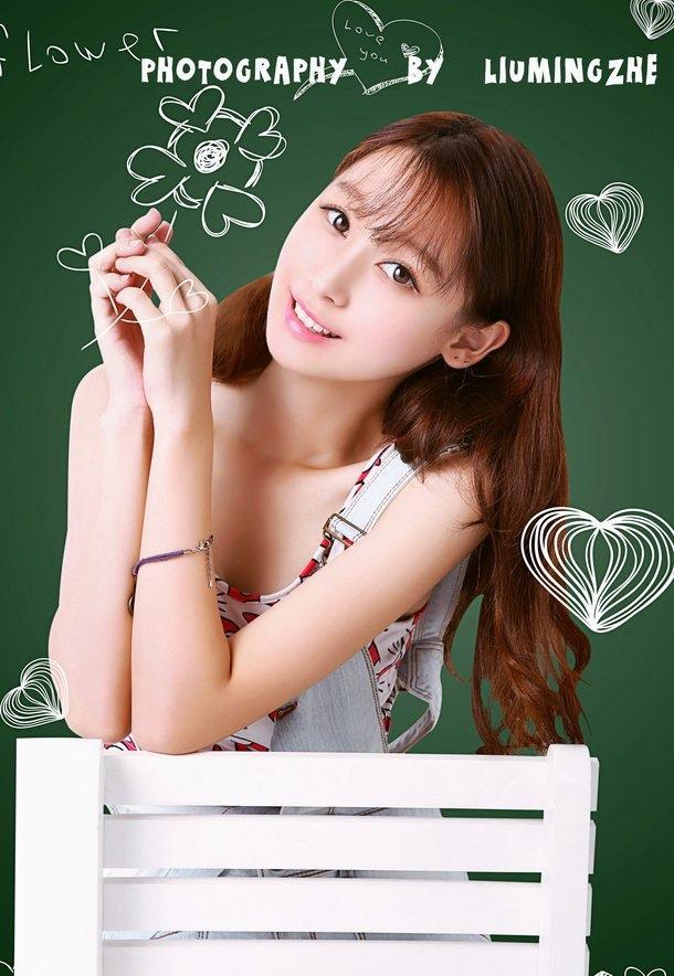 清純學生妹小清新美女圖片寫真