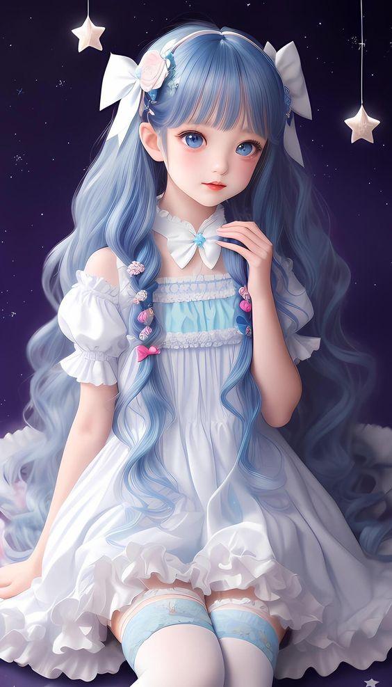 超可愛(ài)的蘿莉美少女AI繪畫(huà)