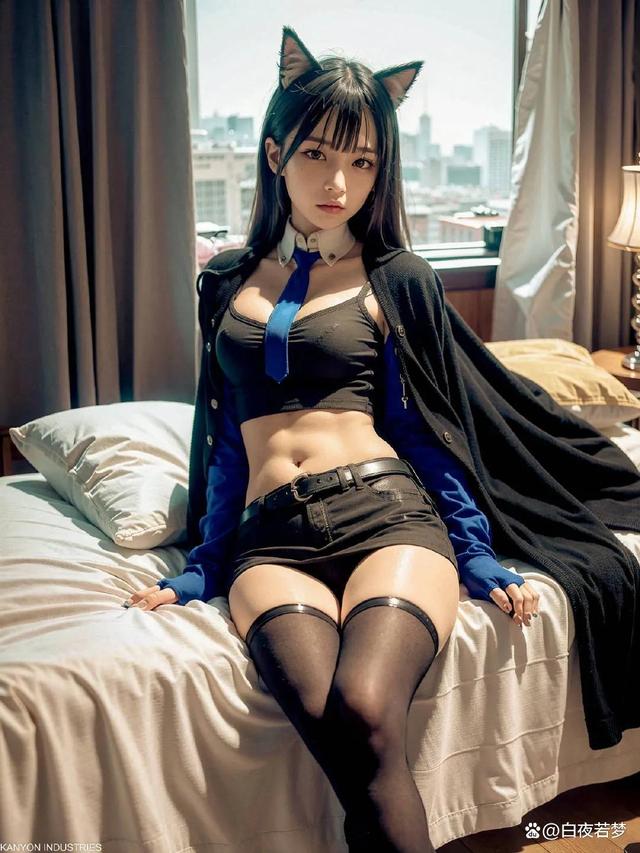 AI cos與真實的人類美女哪個更吸引人？40張AI cos美女圖給你答案