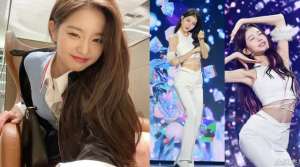 18歲美女(18歲韓女星張?jiān)⑼昝郎聿牡菬崴?，網(wǎng)友：真人版美少女戰(zhàn)士)