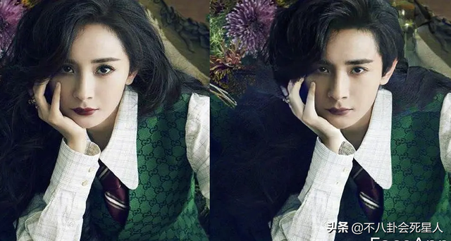 女星性轉(zhuǎn)男裝照：熱巴撞臉大眼仔，楊穎神似羅云熙，關(guān)曉彤變路人
