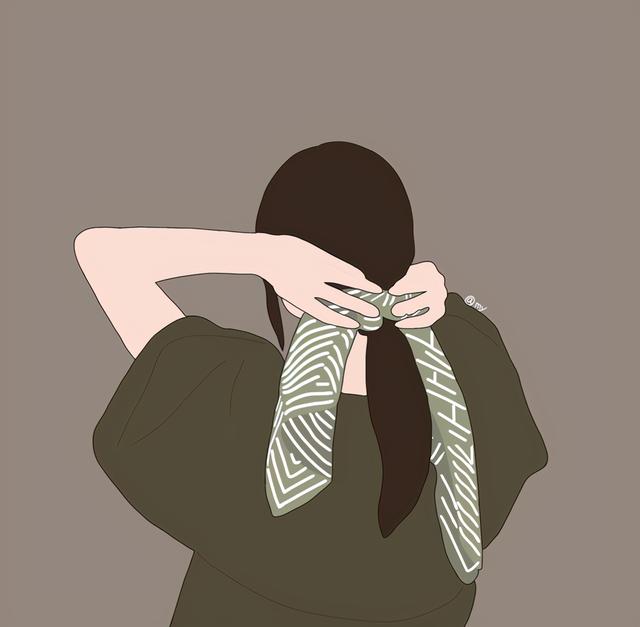 手繪文藝風(fēng)女生頭像，唯美治愈系
