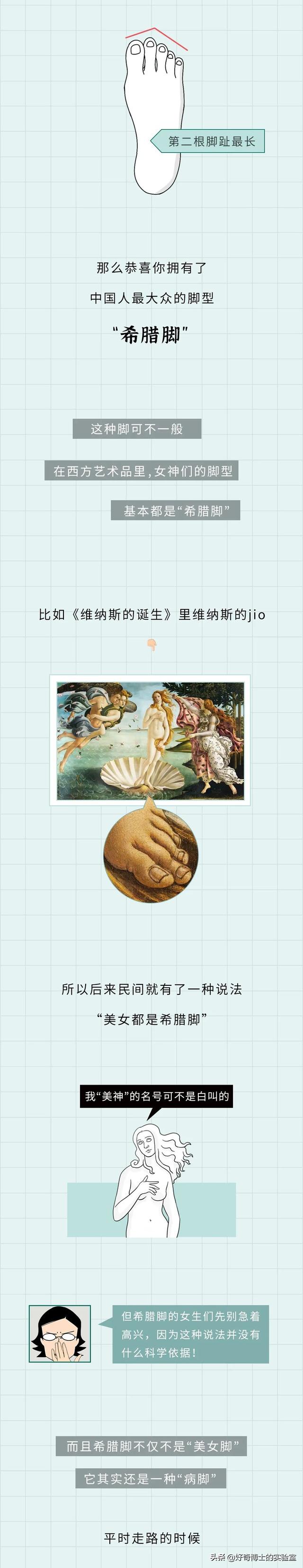 埃及腳、希臘腳、羅馬腳...哪種腳型的美女帥哥最多？