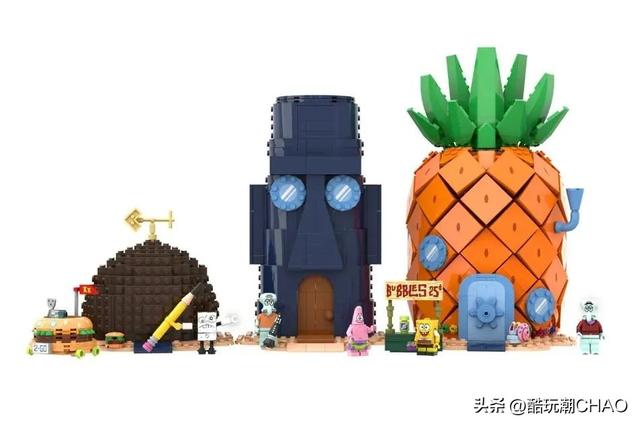 又一情懷MOC！樂高IDEAS作品《海綿寶寶—比基尼海灘》獲萬票支持