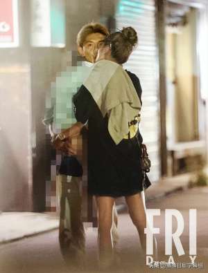 美女舌吻(模特西山茉希與格斗明星甜蜜交往，街頭熱吻)