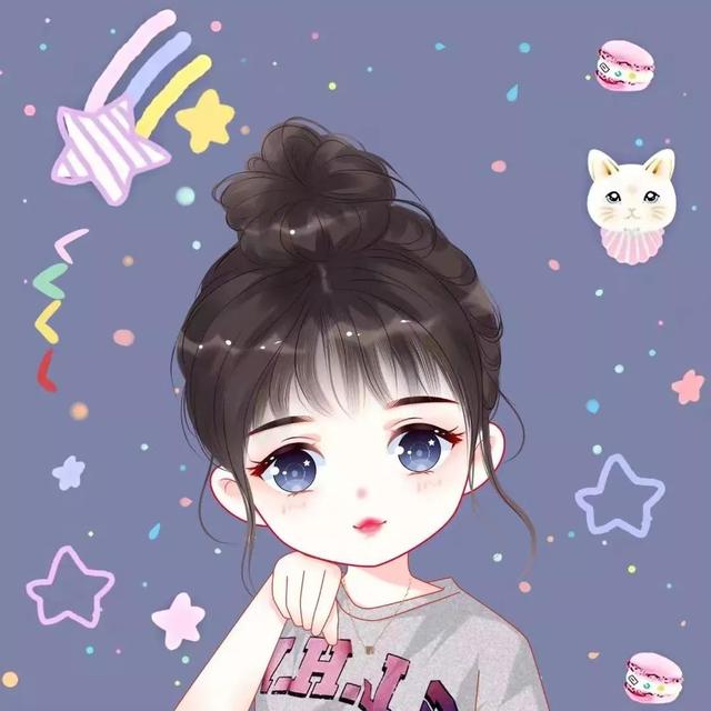 換一換你的頭像吧！卡通女生頭像 可愛又美麗