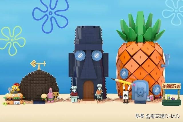 又一情懷MOC！樂高IDEAS作品《海綿寶寶—比基尼海灘》獲萬票支持
