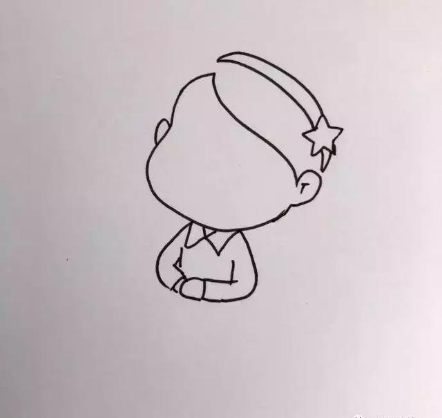 簡(jiǎn)筆畫(huà)︱可愛(ài)女孩的簡(jiǎn)單畫(huà)教程