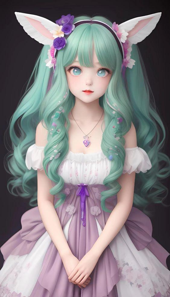 超可愛(ài)的蘿莉美少女AI繪畫(huà)