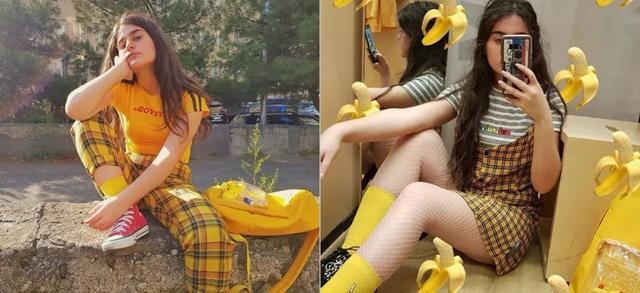 這個(gè)女生也太“黃”了吧！??！
