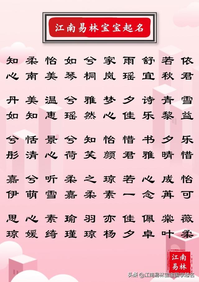 明眸皓齒、亭亭玉立，200個(gè)女孩唯美名字，讓人眼前一亮