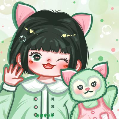 超可愛(ài)的卡通動(dòng)漫女生頭像、閨蜜頭像
