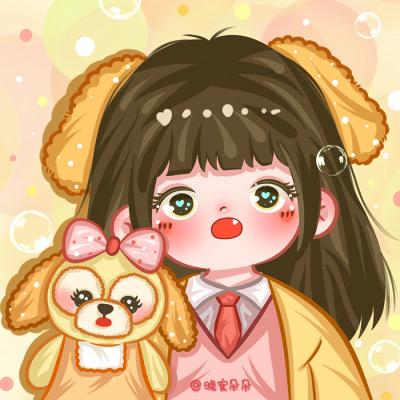 超可愛(ài)的卡通動(dòng)漫女生頭像、閨蜜頭像