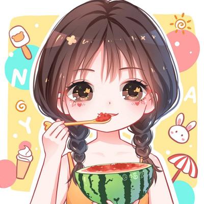 超可愛(ài)的卡通動(dòng)漫女生頭像、閨蜜頭像