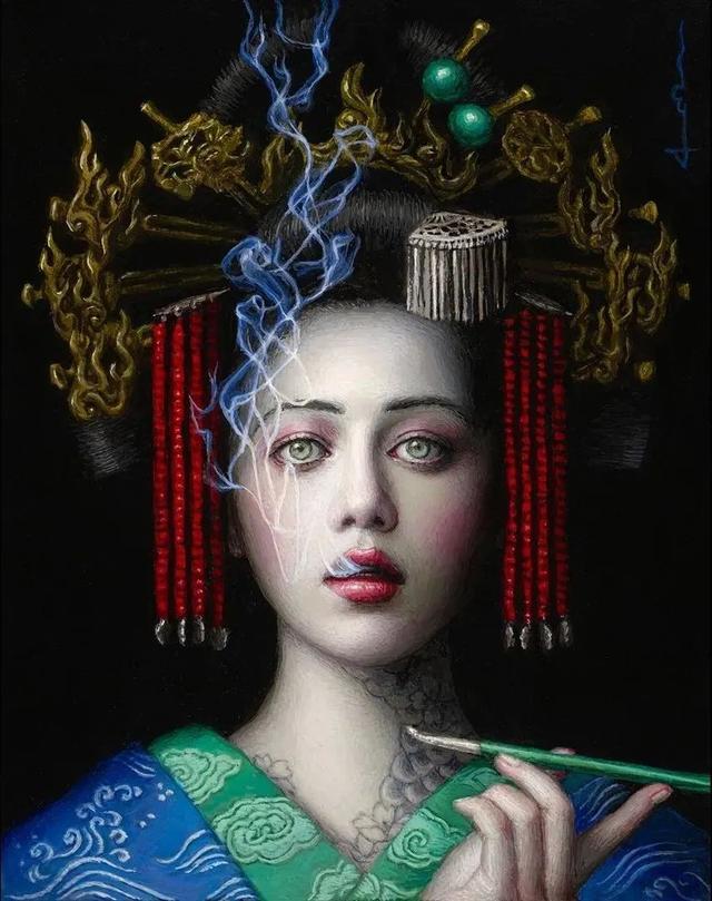 吉井千惠筆下的“銷魂女神”網(wǎng)友：不止“銷魂”，還“要命”