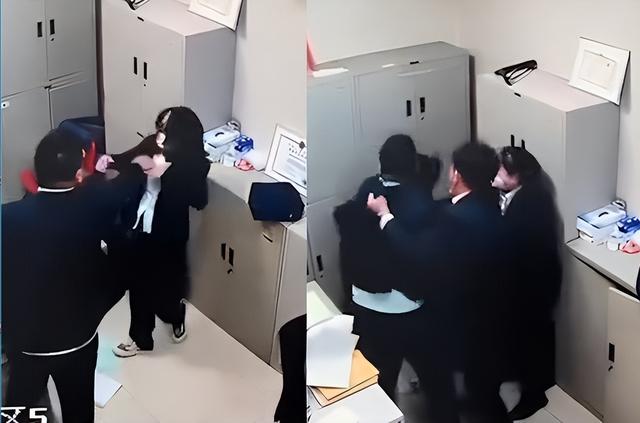 踹飛椅子，勾頭拖拽，掌擊胸部，上海“陳繼志”暴打女同事驚人