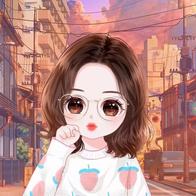 好運(yùn)滿滿的卡通女生微信頭像，換上更顯可愛喔