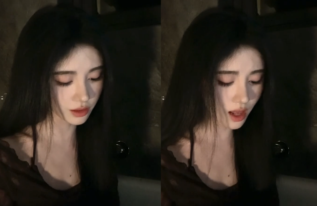 女星鞠婧祎罕曬性感照！穿緊身吊帶秀事業(yè)線，吐舌賣萌太俏皮