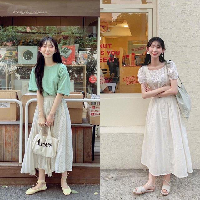 娃娃臉女生適合甜美風(fēng)穿搭，小巧精致又減齡，越看越好看