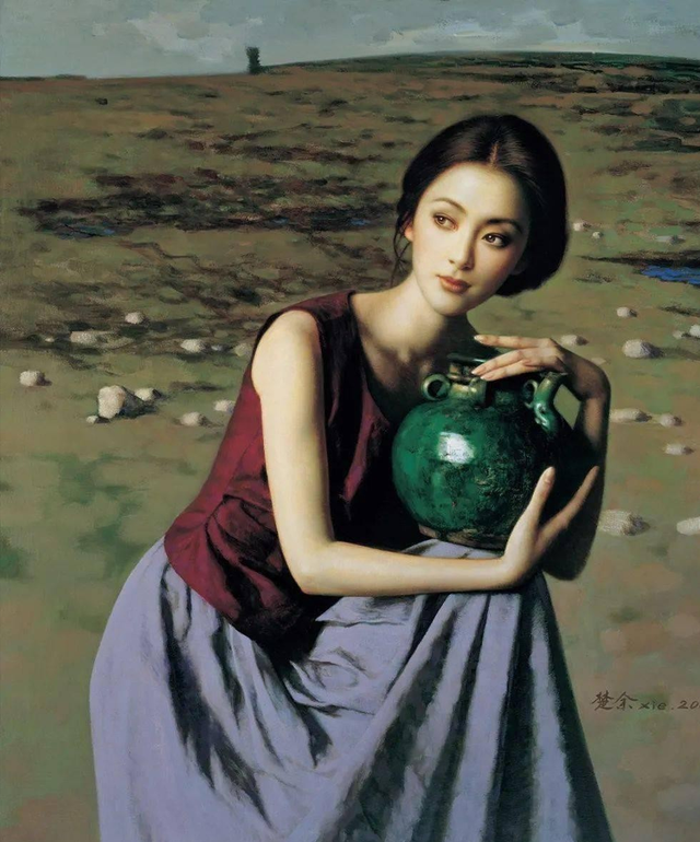 他畫了幅“裸女圖”，因太美被盜上千萬次，有人強行給它穿上衣服
