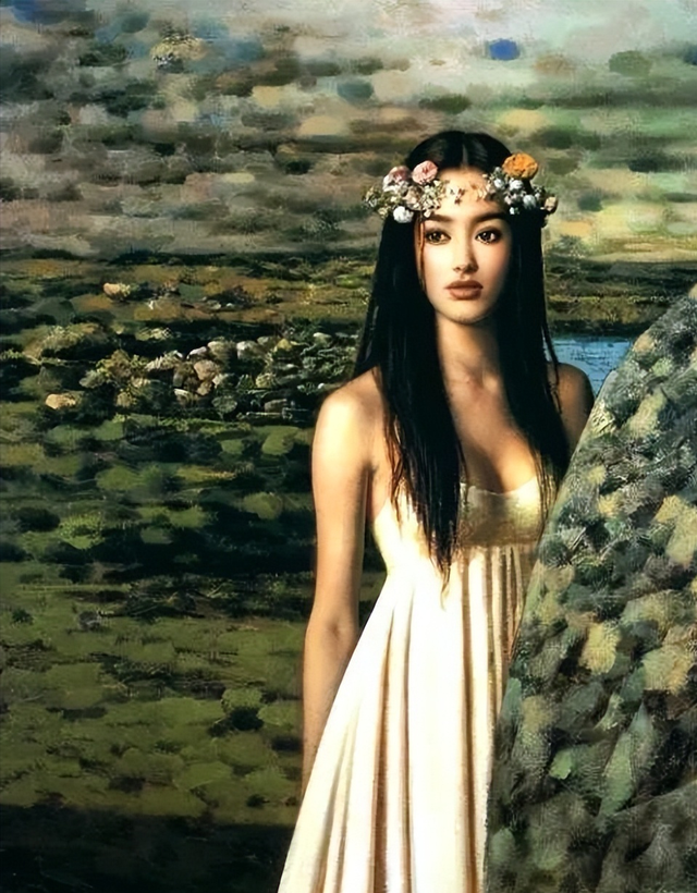 他畫了幅“裸女圖”，因太美被盜上千萬次，有人強行給它穿上衣服