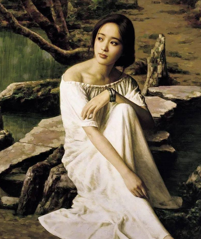 他畫了幅“裸女圖”，因太美被盜上千萬次，有人強行給它穿上衣服