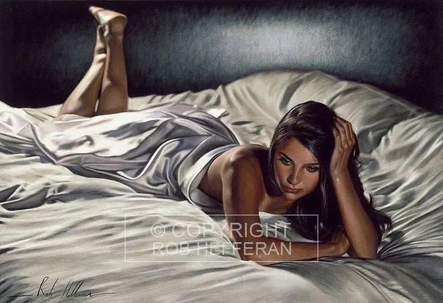震撼！英國大師筆下超逼真美女人體，如影片般頂級質(zhì)感，浪漫唯美