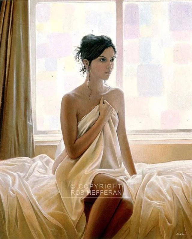 震撼！英國大師筆下超逼真美女人體，如影片般頂級質(zhì)感，浪漫唯美