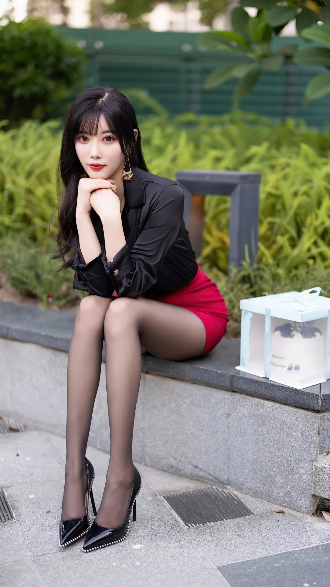 絲襪美女圖片