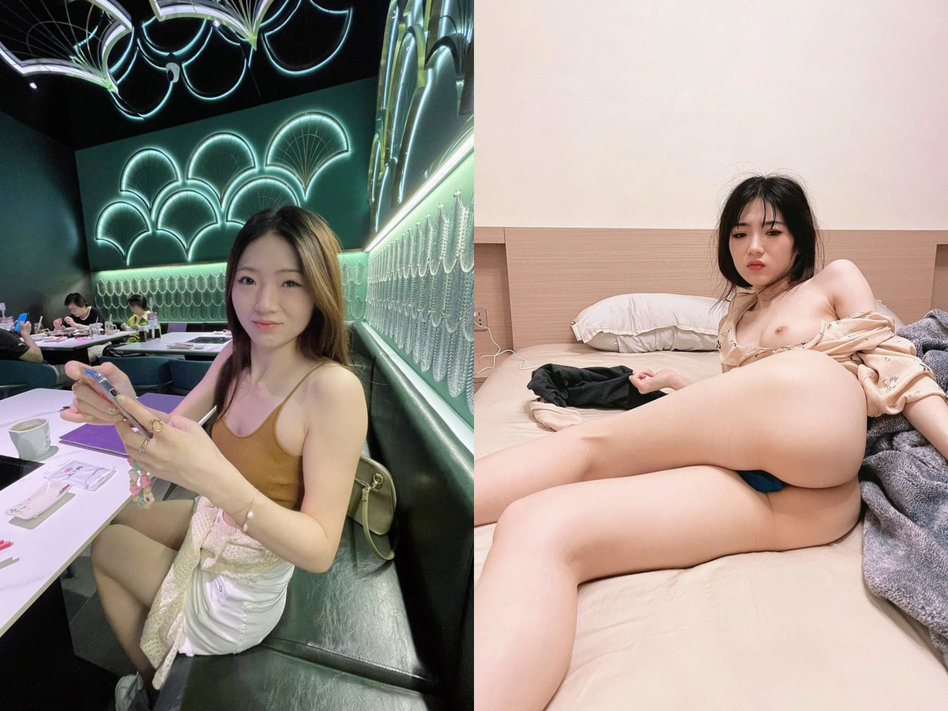 露臉反差婊，清純女神VS淫蕩母狗
