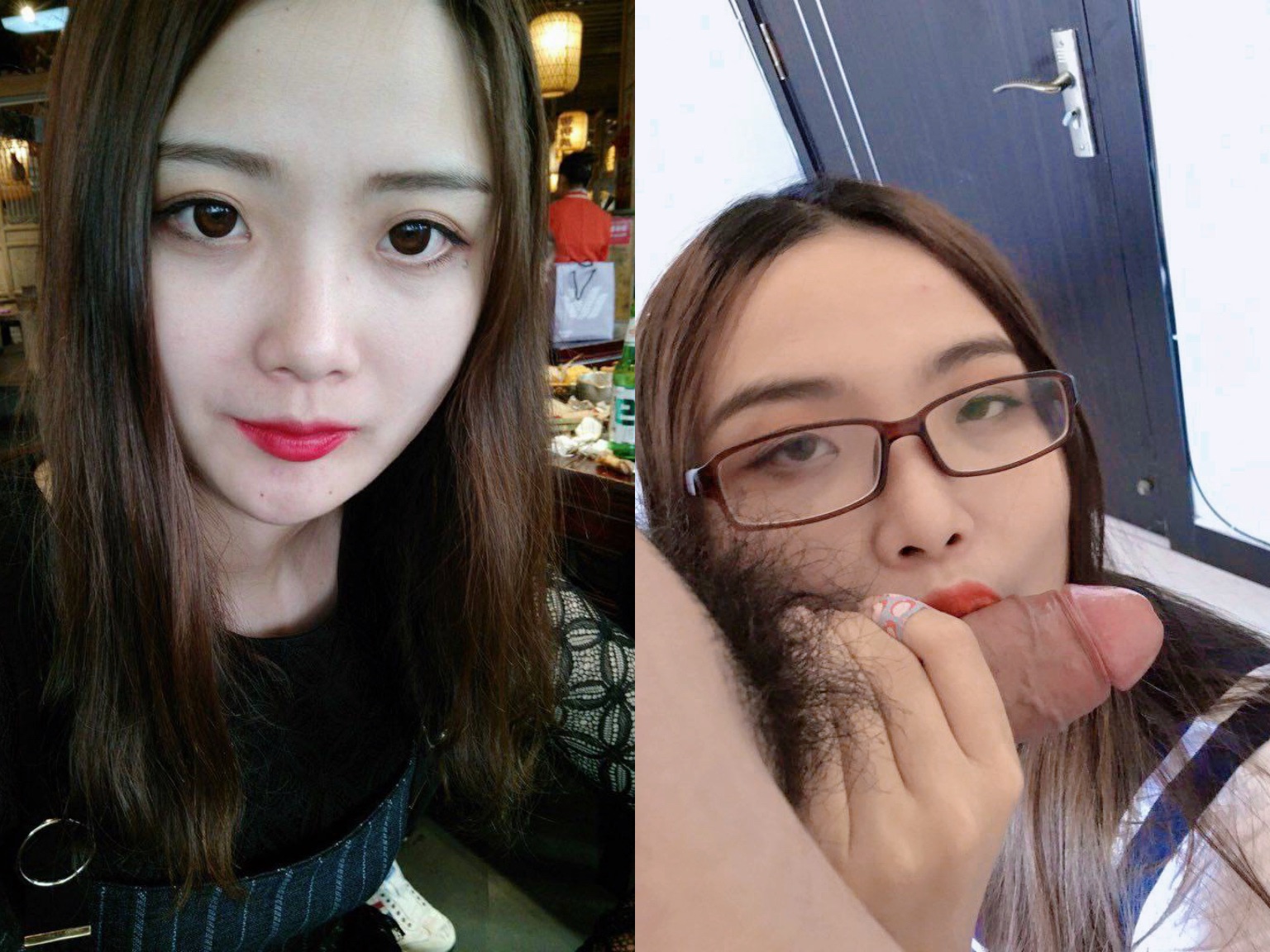 露臉反差婊，清純女神VS淫蕩母狗