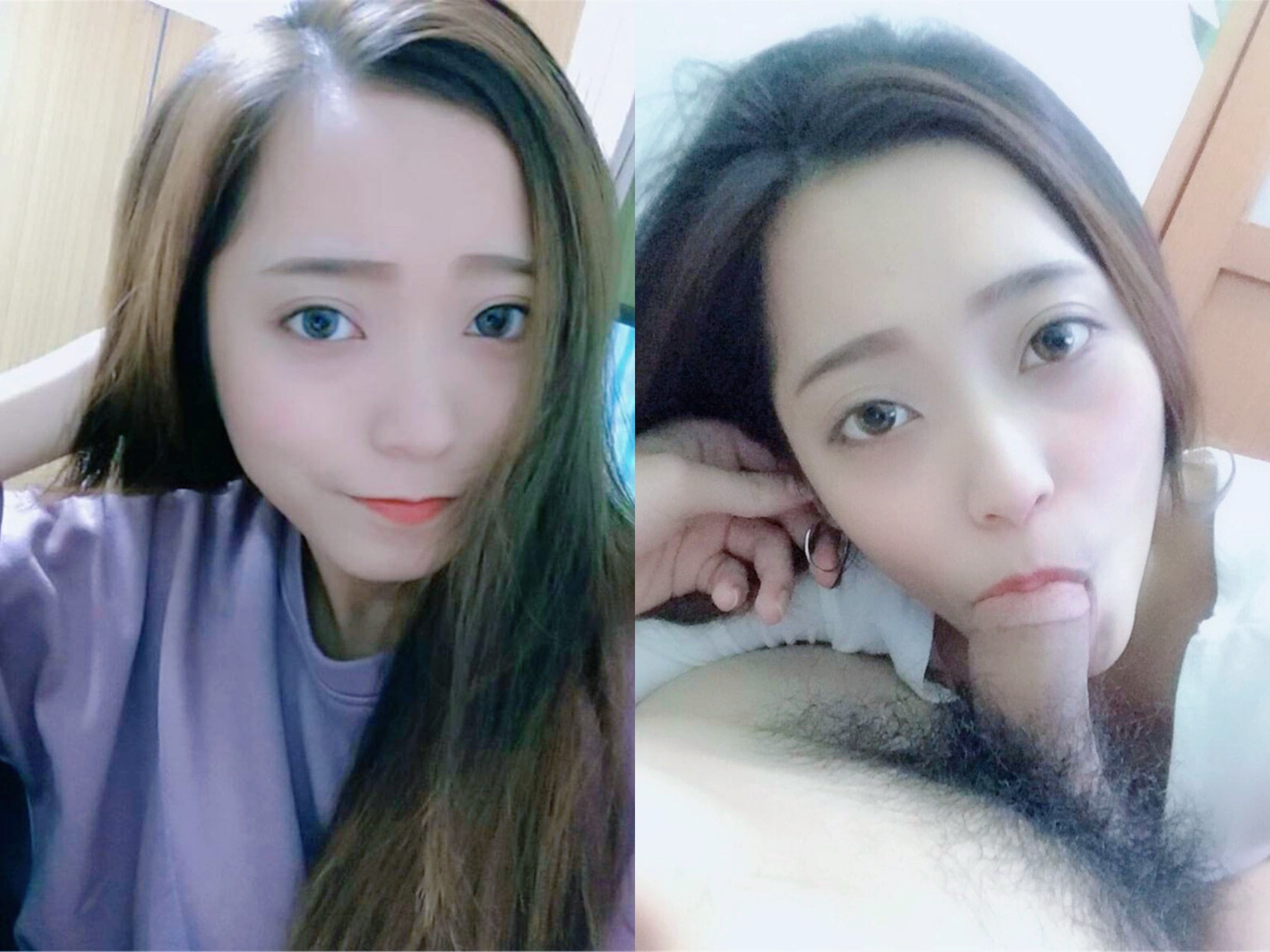 露臉反差婊，清純VS淫蕩