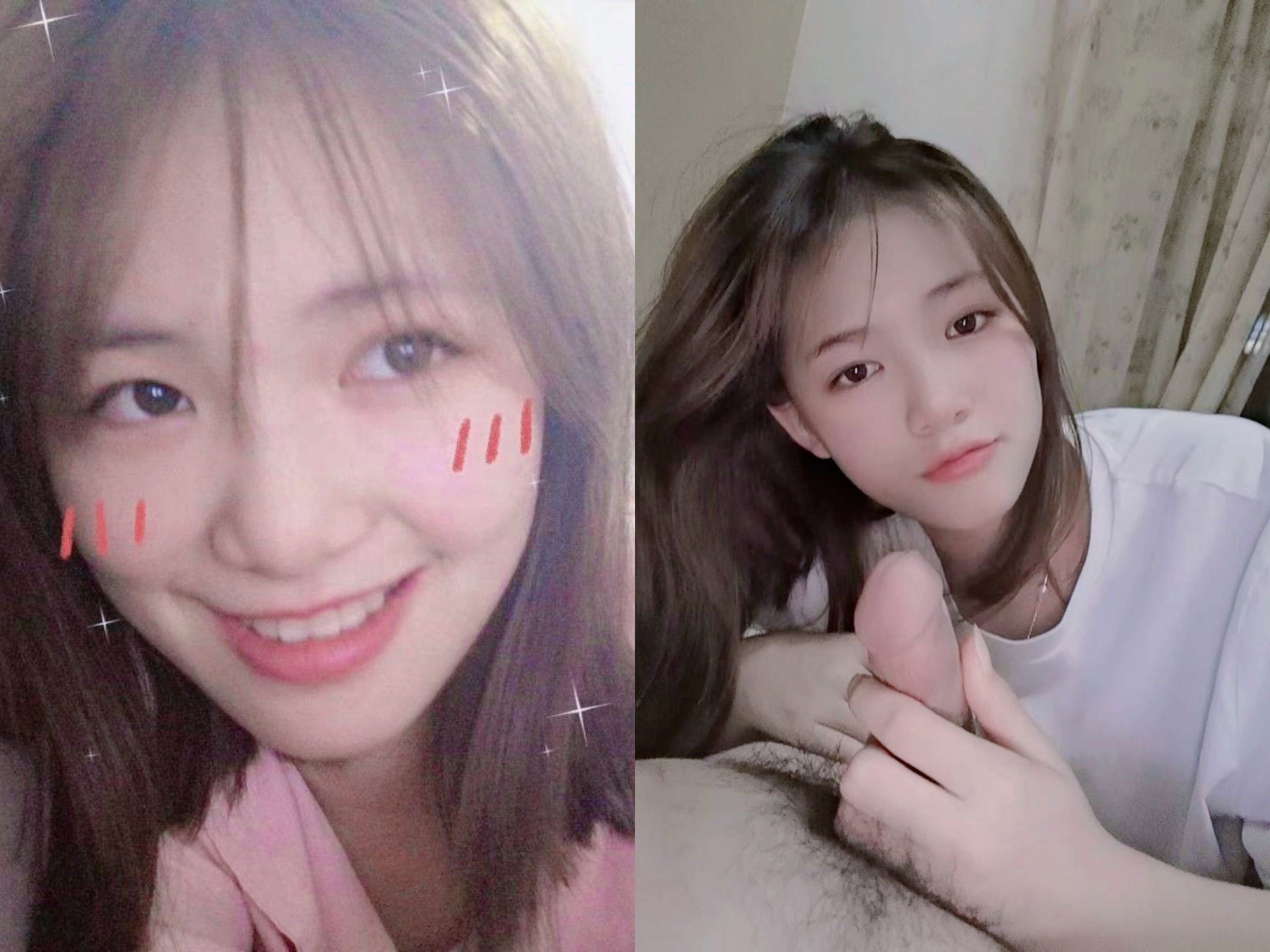 露臉反差婊，清純VS淫蕩