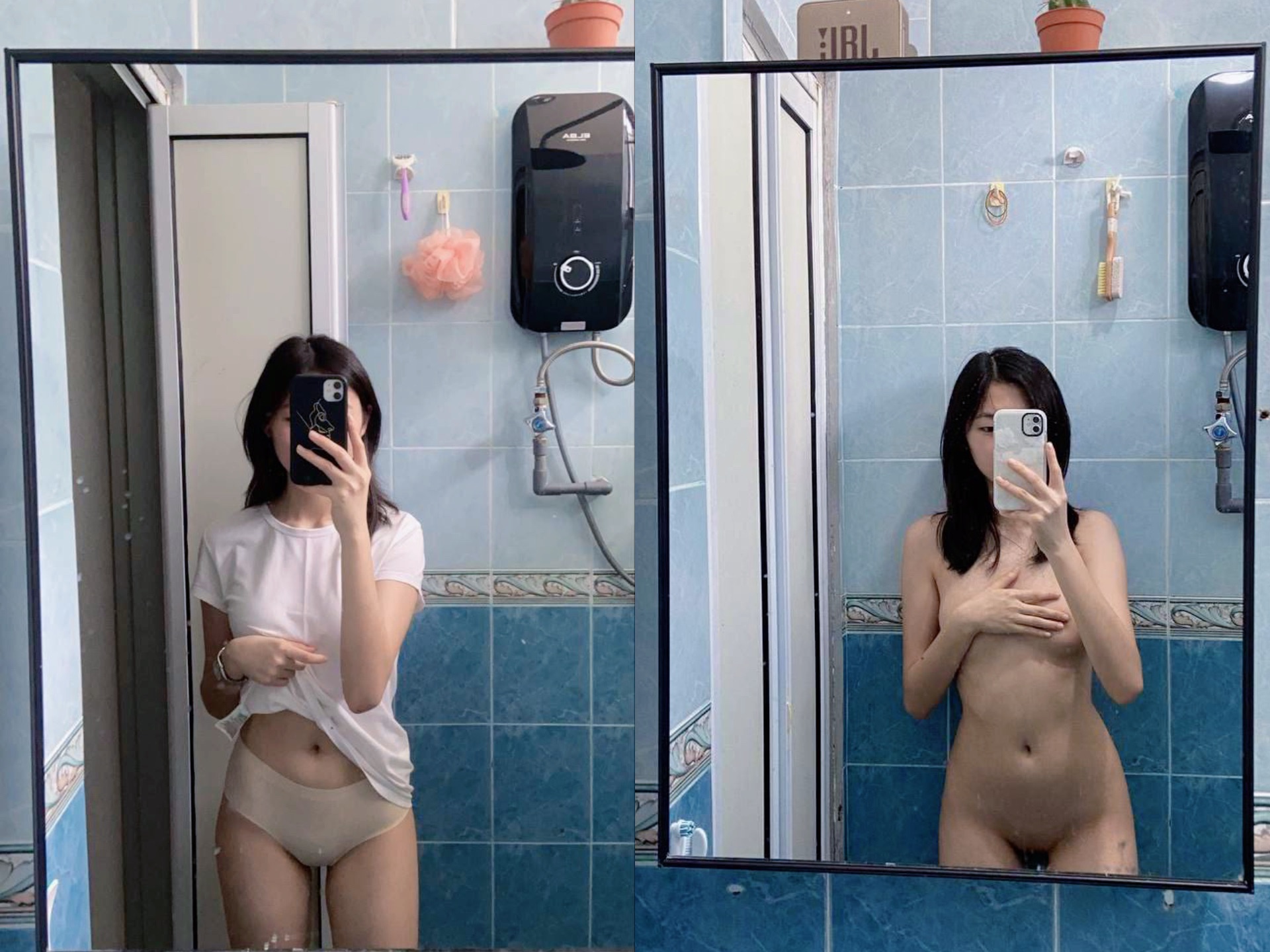露臉反差婊，清純VS淫蕩