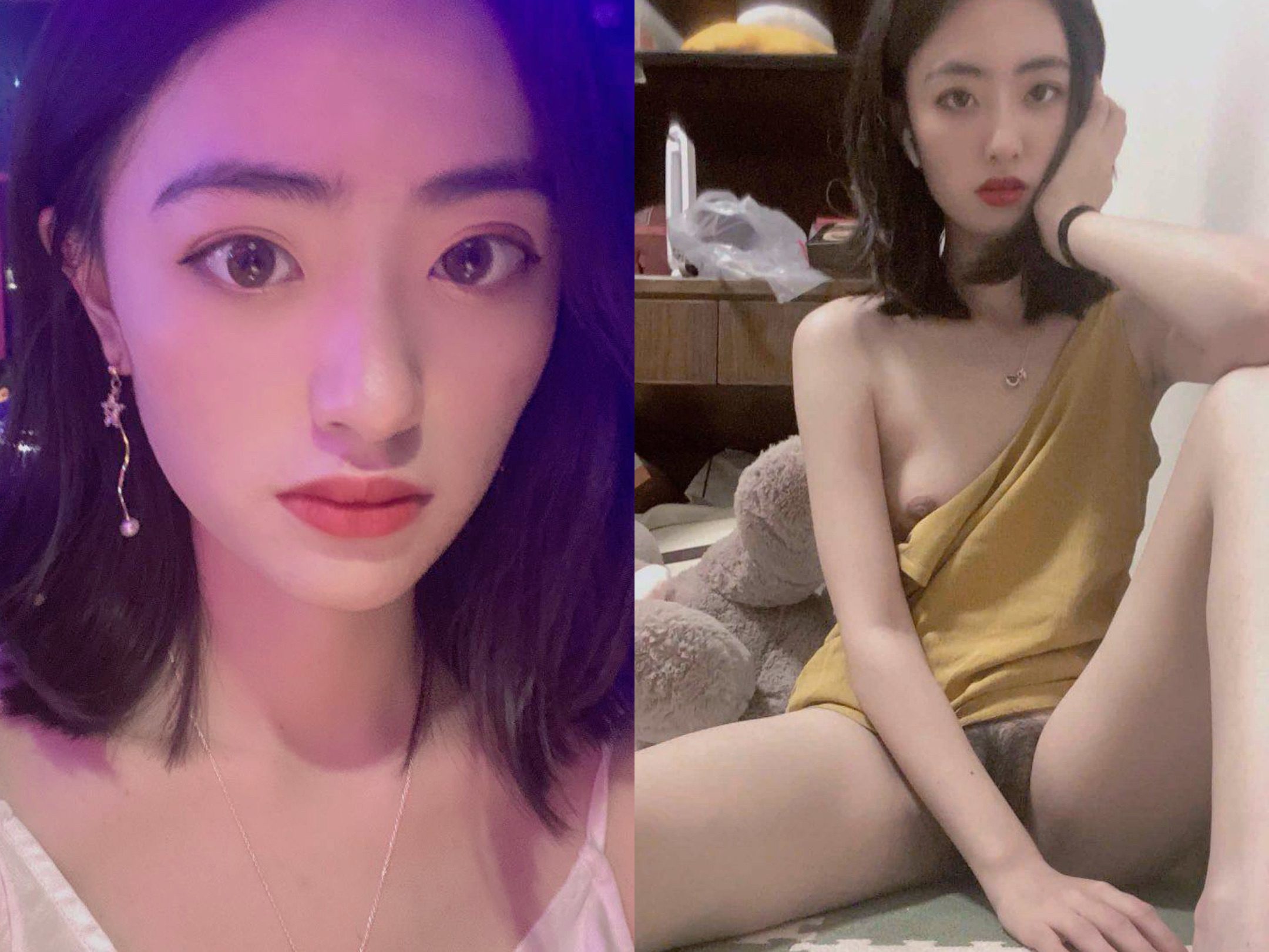 露臉反差婊，清純VS淫蕩