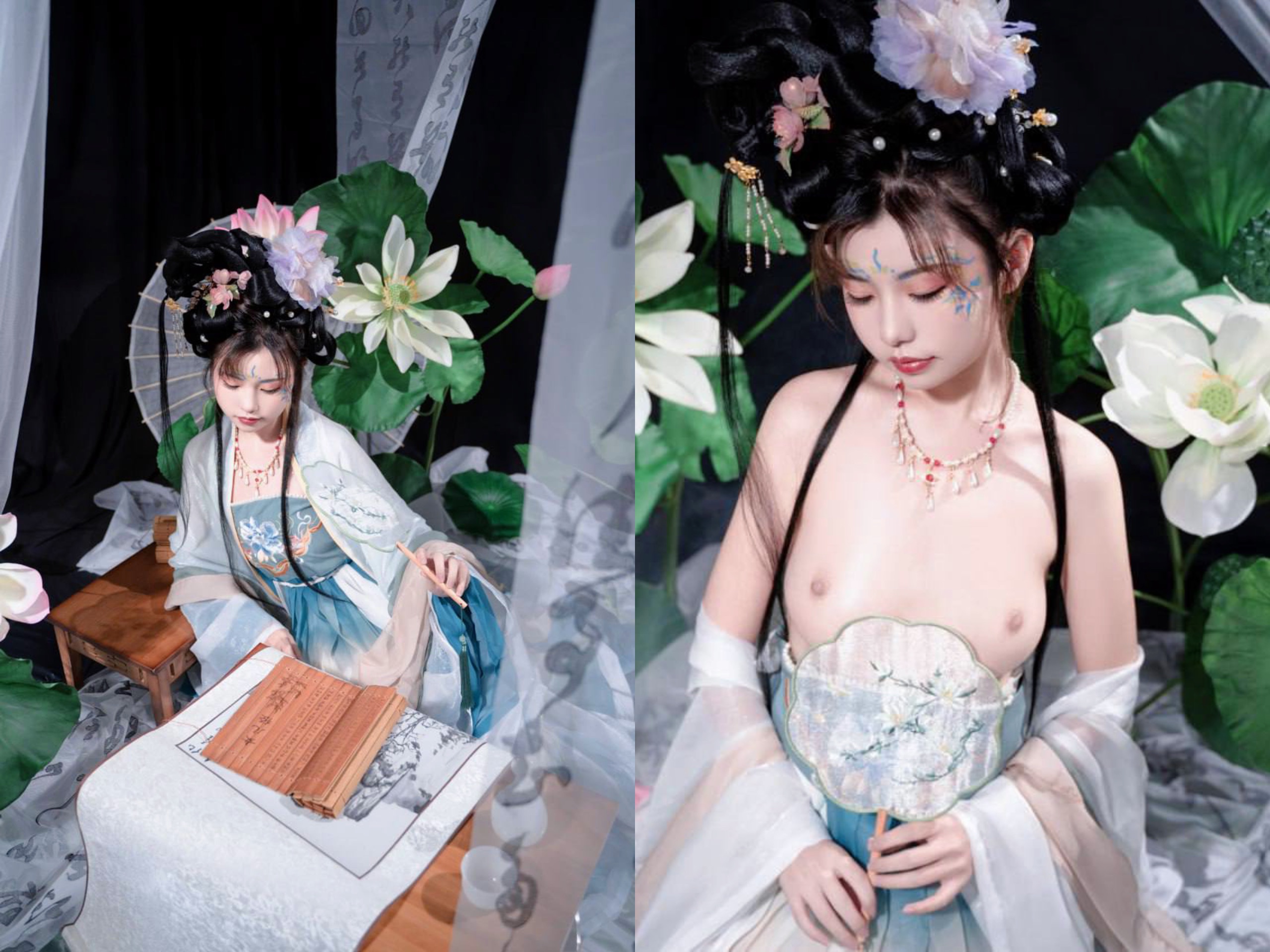 露臉?lè)床铈?，清純少女VS淫蕩母狗