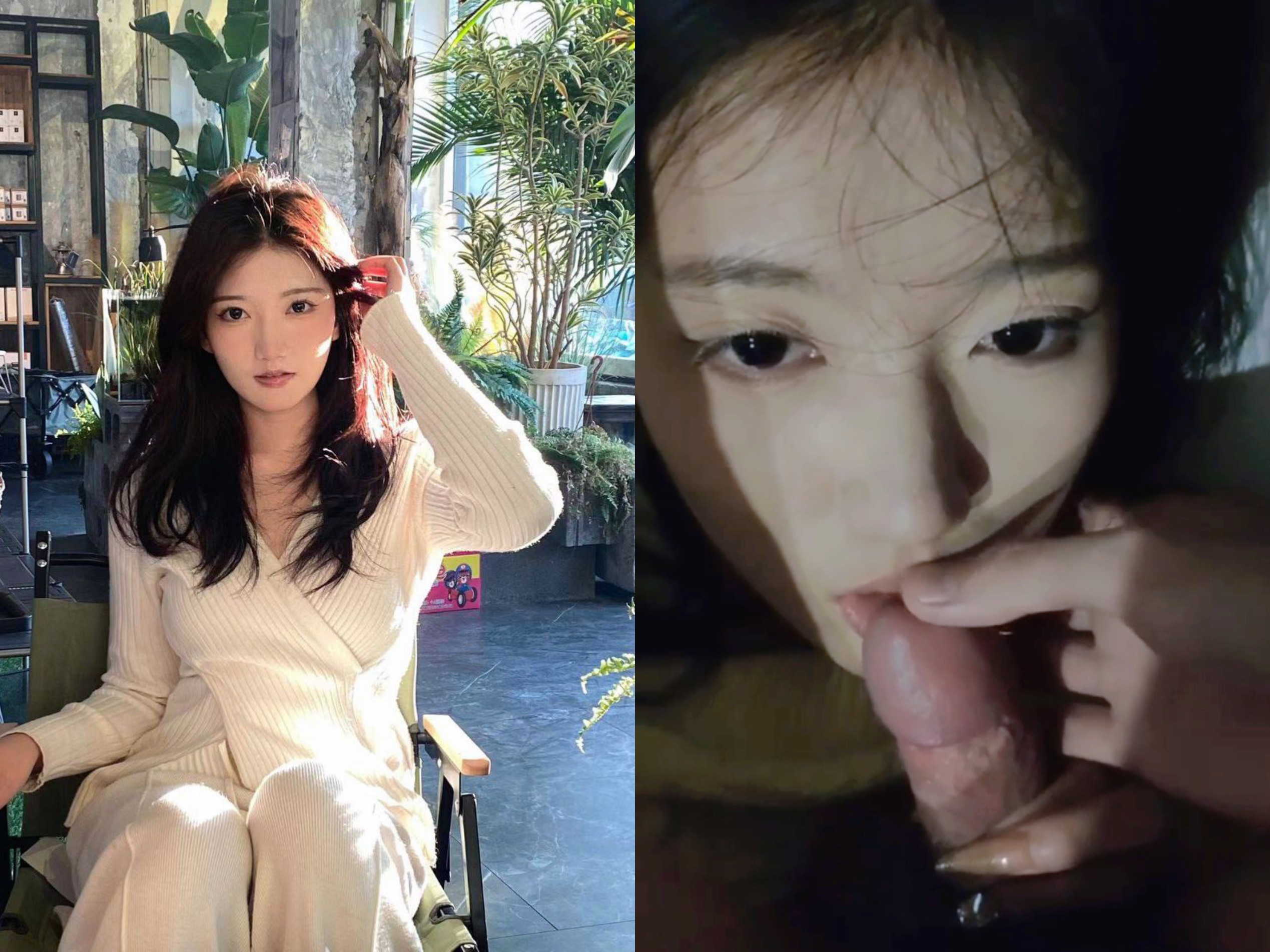 ［雙面女神］露臉反差婊，清純女神VS淫蕩母狗