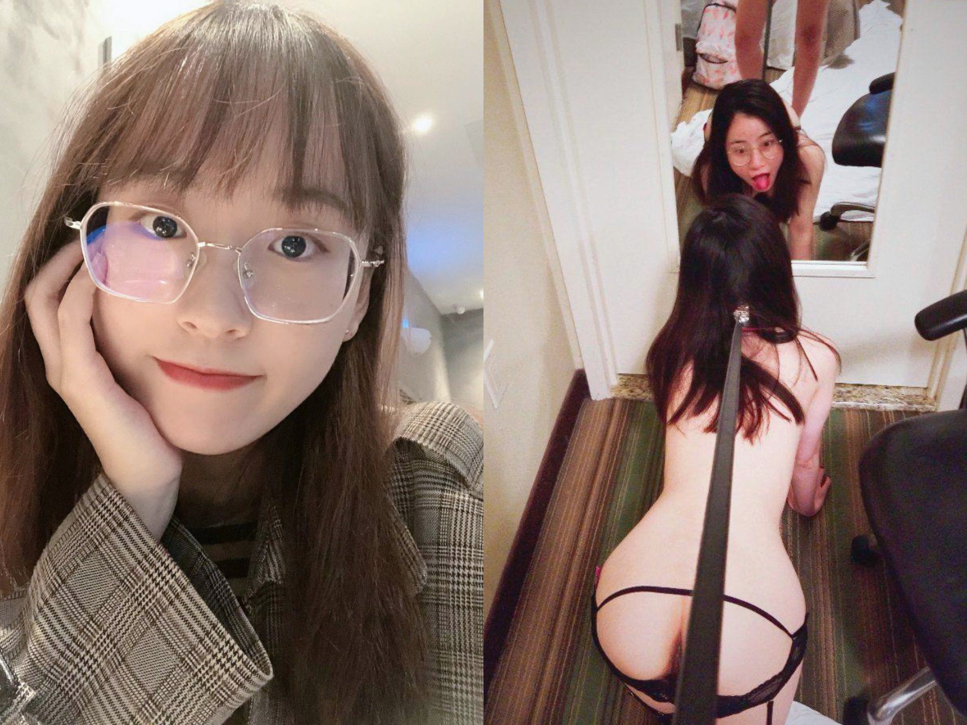 ［雙面女神］露臉反差婊，清純女神VS淫蕩母狗