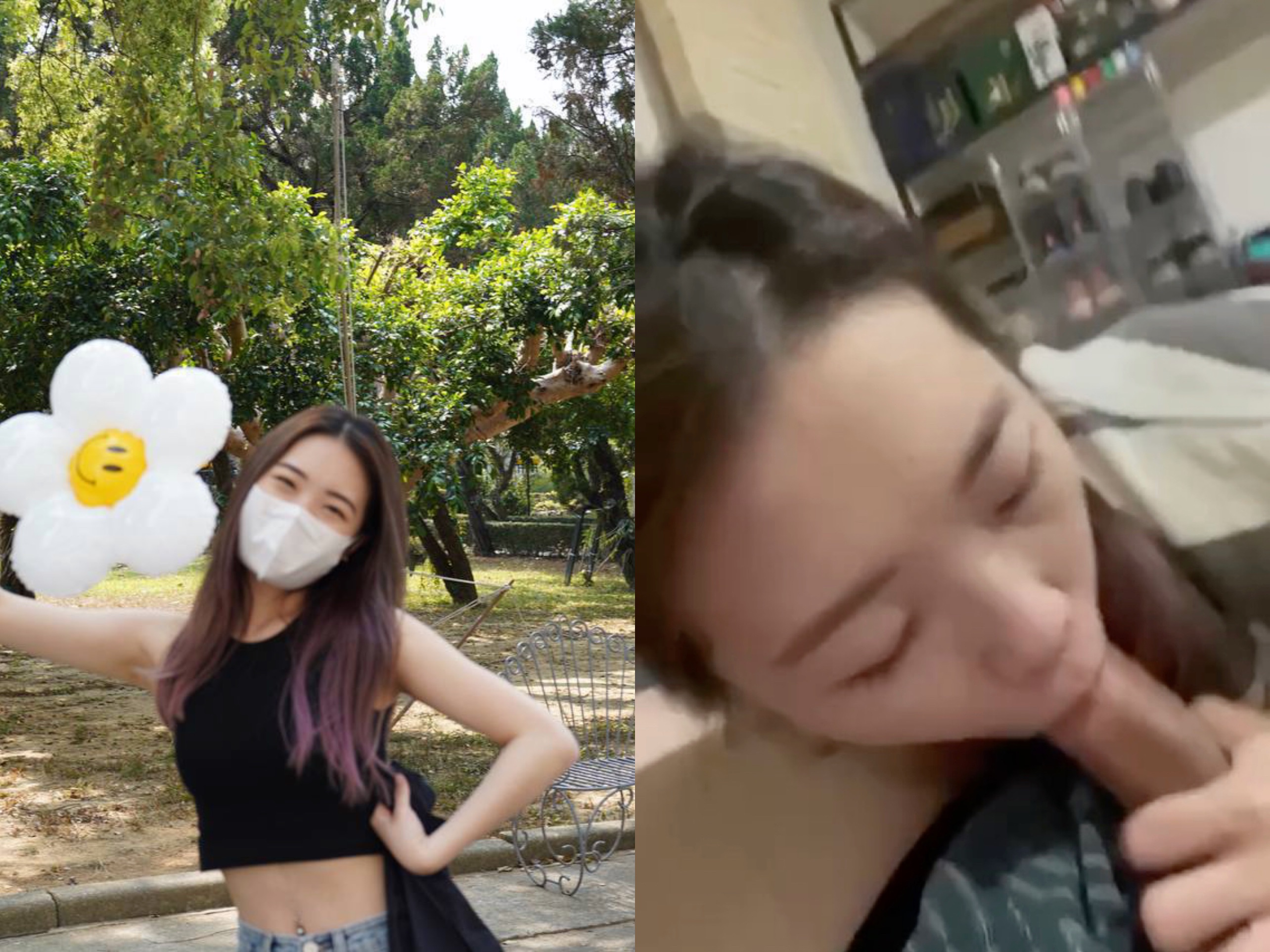 ［雙面女神］露臉反差婊，清純女神VS淫蕩母狗