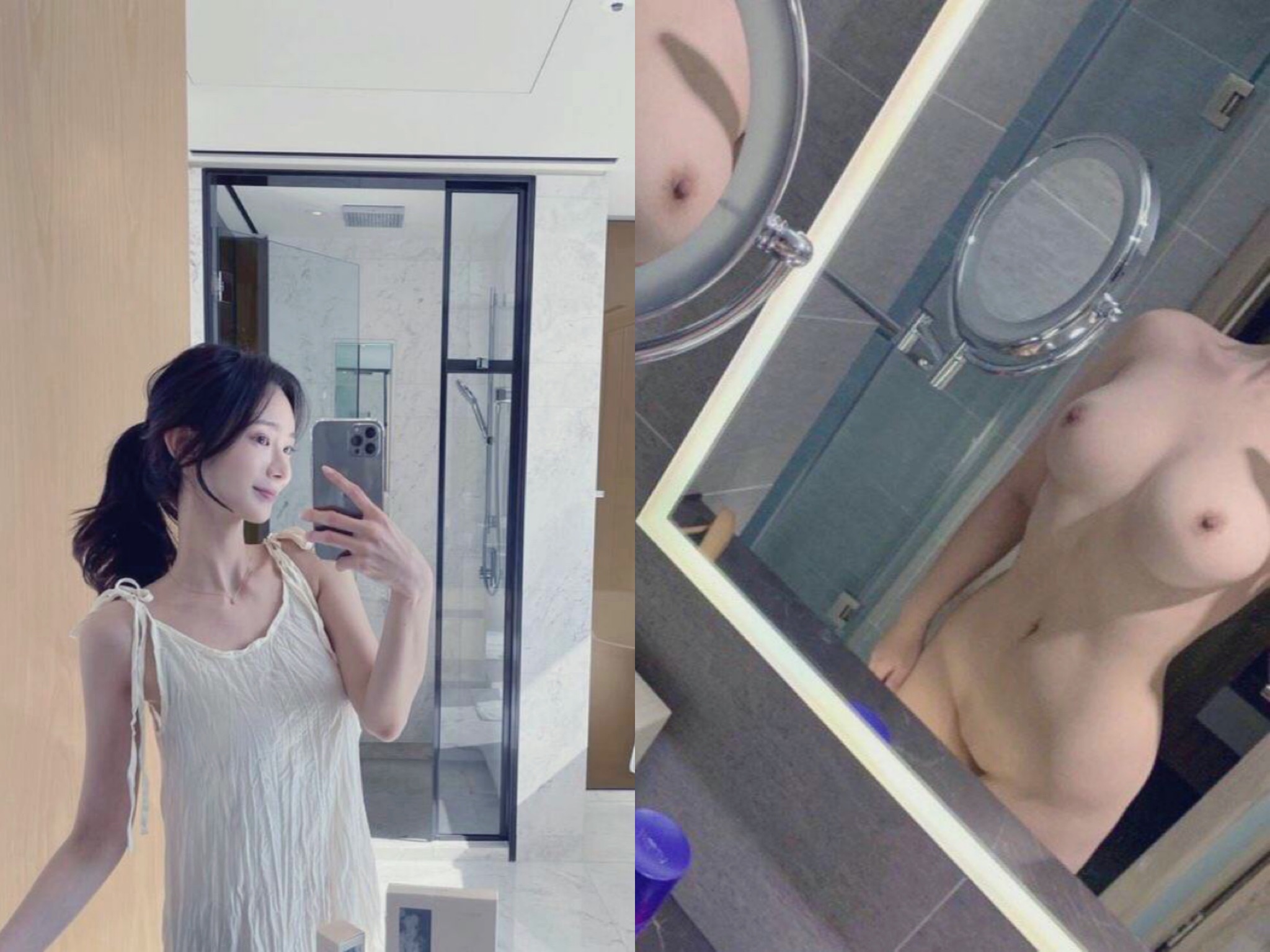 ［雙面女神］露臉反差婊，清純女神VS淫蕩母狗