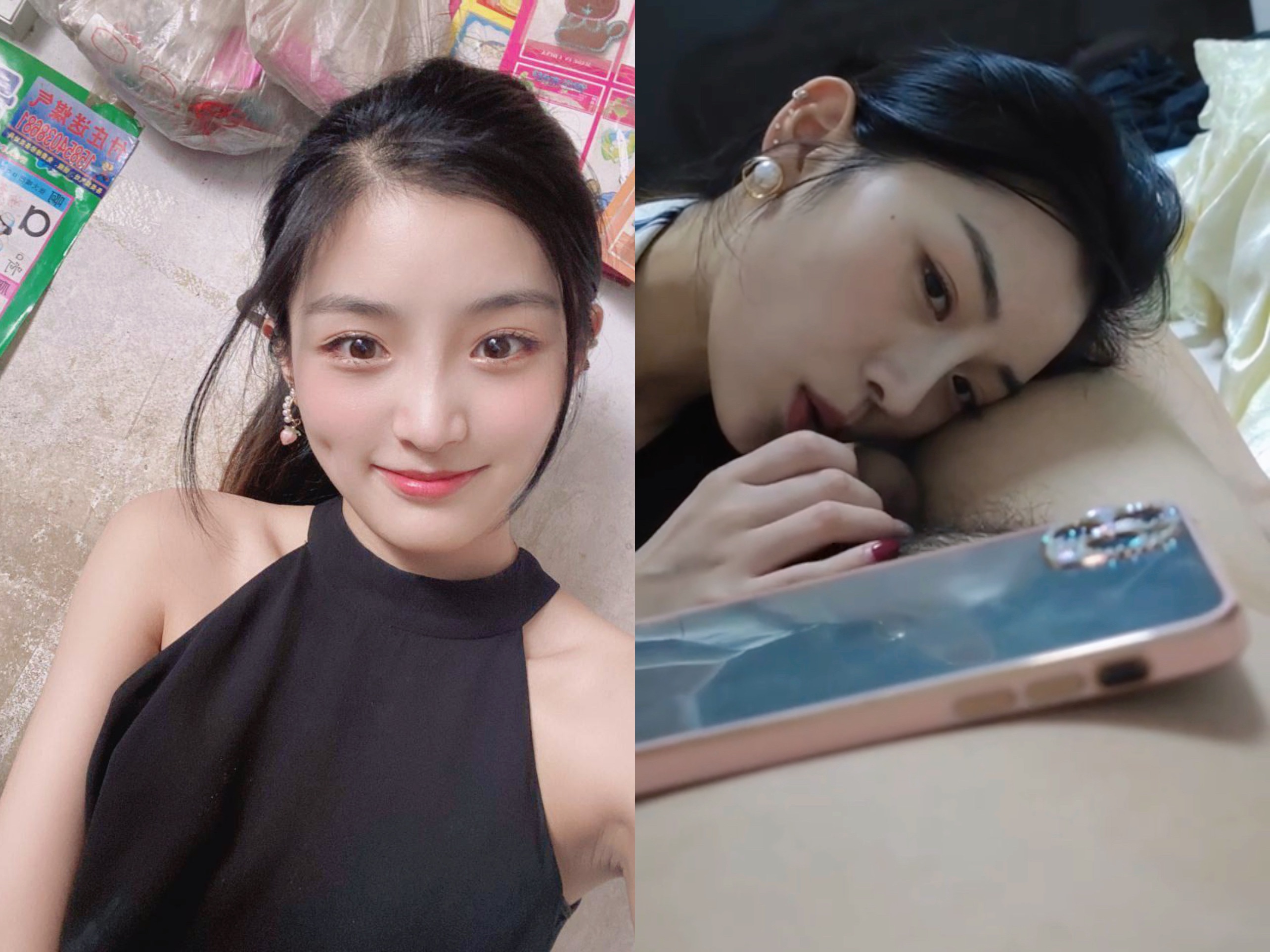 [騷美人]露臉反差婊，清純女神VS淫蕩母狗